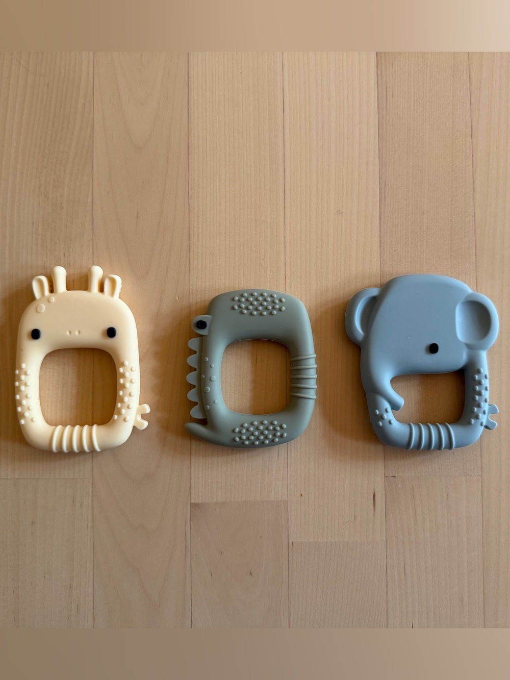 Loulou Lollipop Silicone Teethers - Set of 3